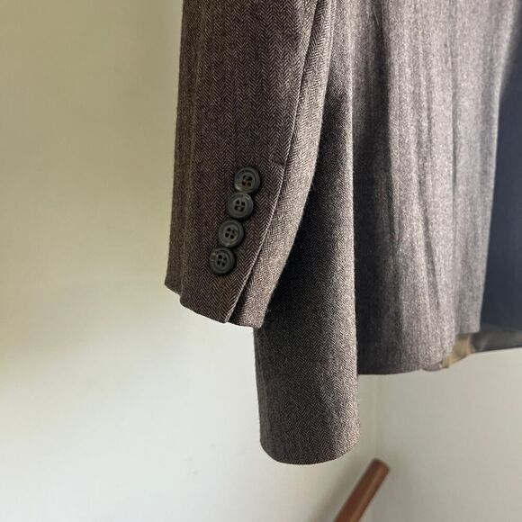 Vintage Ralph‎ Lauren Polo University Brown Wool Blazer Sport Coat Jacket 42 - Picture 7 of 7